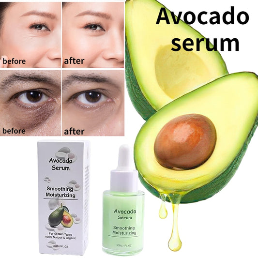 30ml Avocado Face Essence Natural Shea Butter Moisturizing Anti-Aging Whitening Repairing Elastic Smooth Facial Serum Skin Care